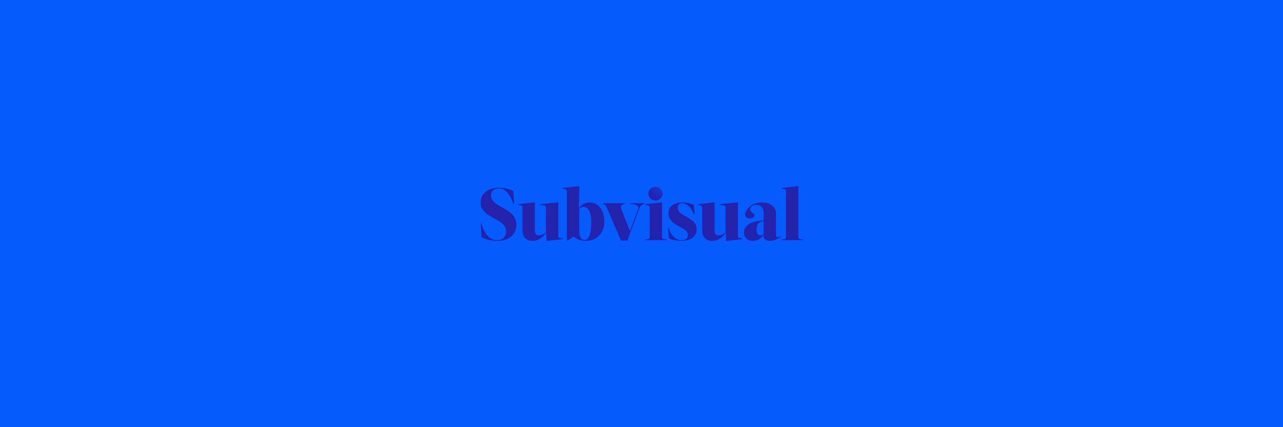 Subvisual's banner