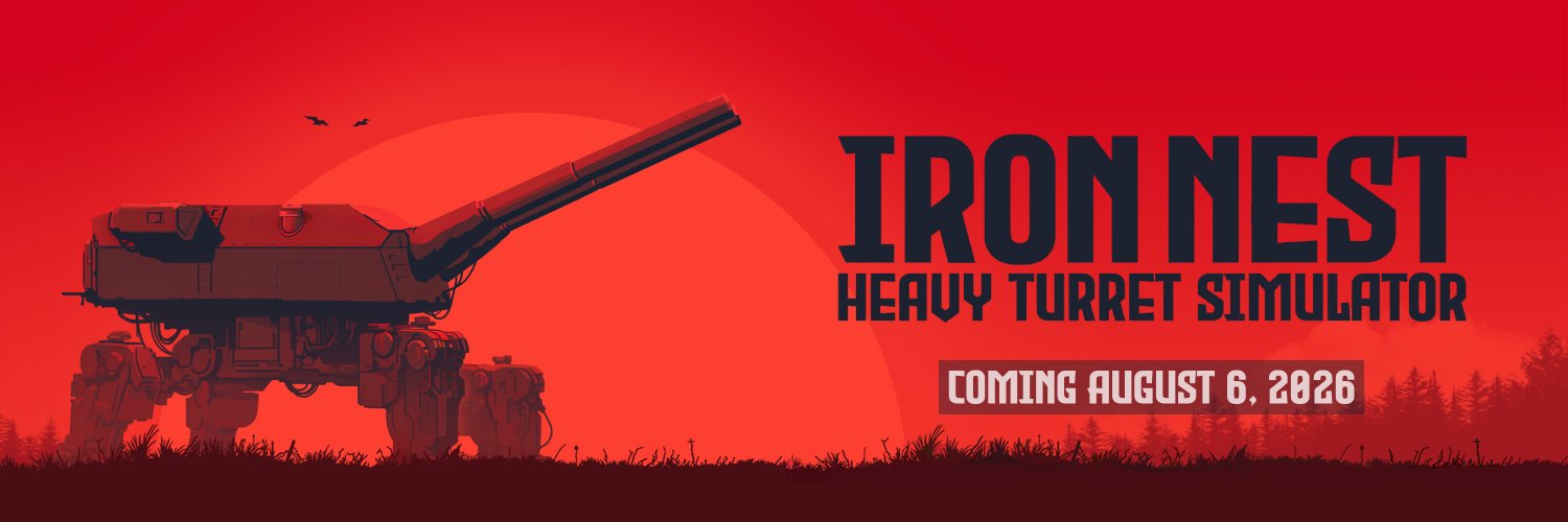 IRON NEST: Heavy Turret Simulator's banner