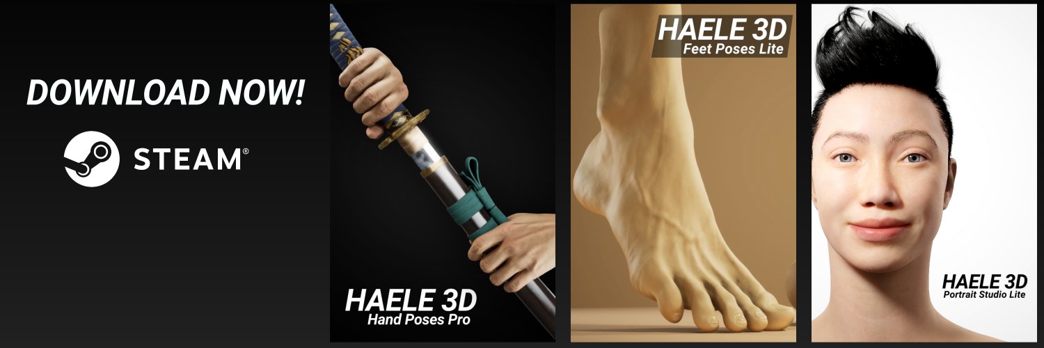 HAELE 3D - Anatomy Drawing Reference Tools's banner