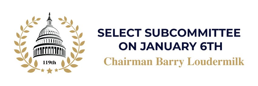 Select Subcommittee on January 6th's banner