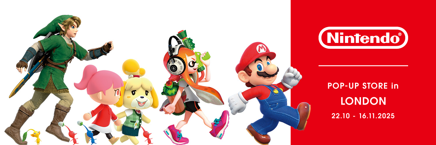 Nintendo POP-UP STORE in LONDON's banner