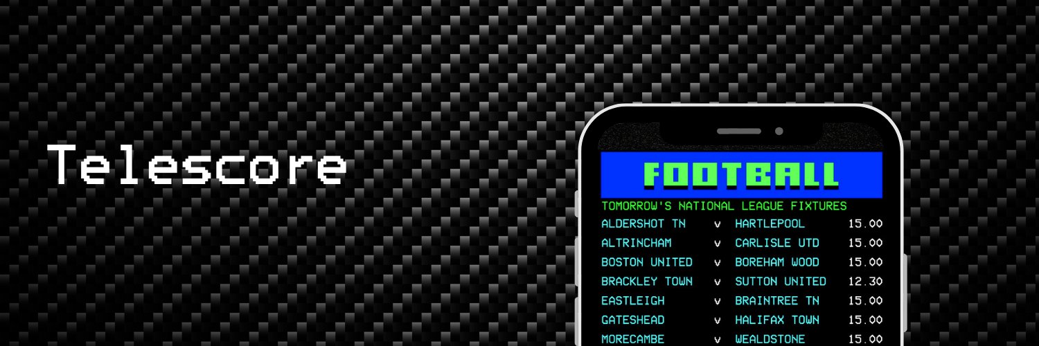 Telescore's banner