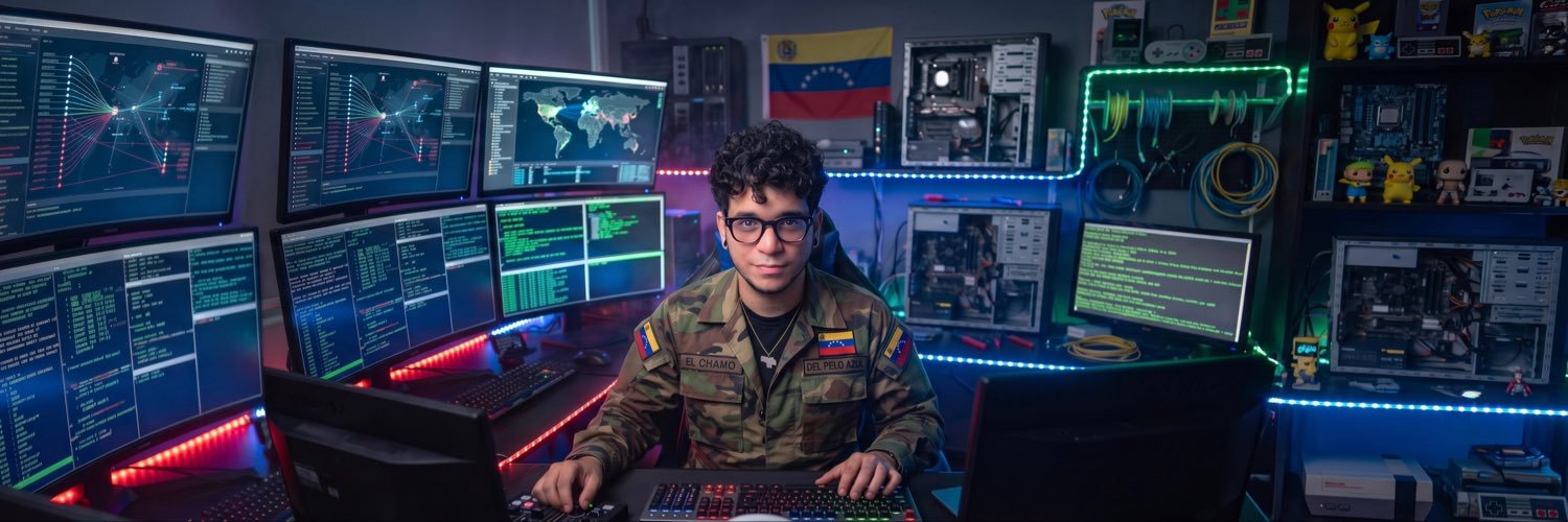 El chamo del pelo azul's banner