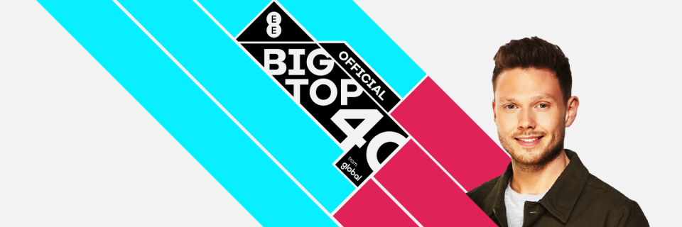 Official Big Top 40 from Global's banner