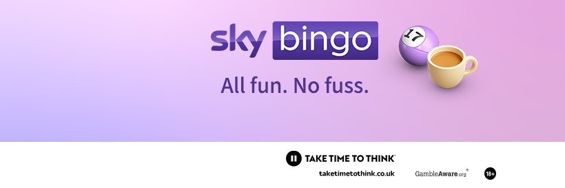 Sky Bingo's banner