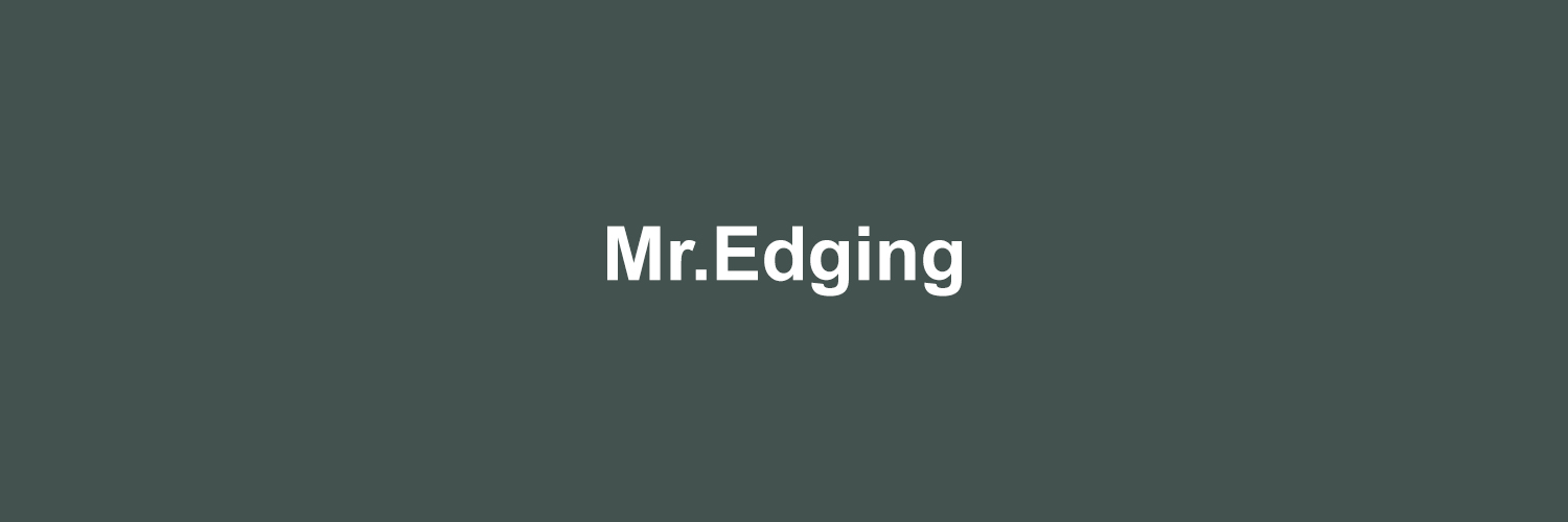 Mr. Edging's banner