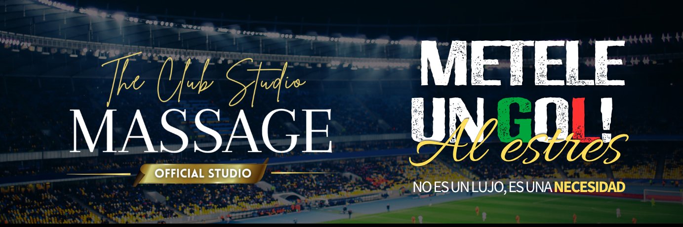 The Studio Massage Mx's banner