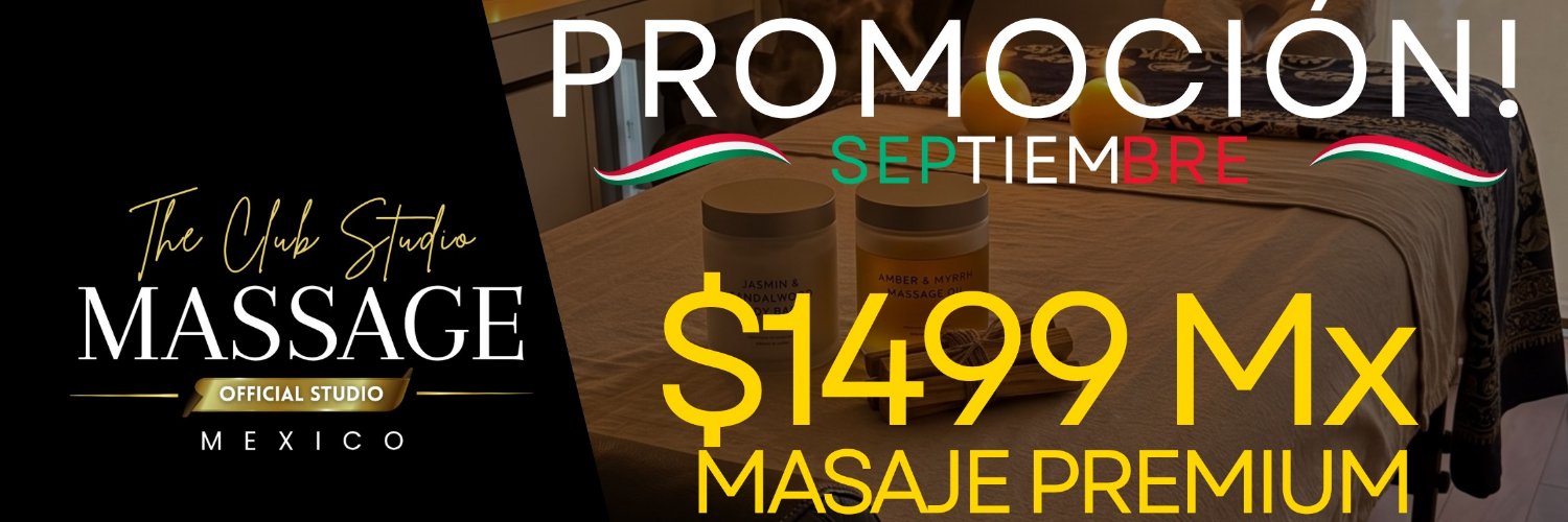 The Studio Massage Mx's banner
