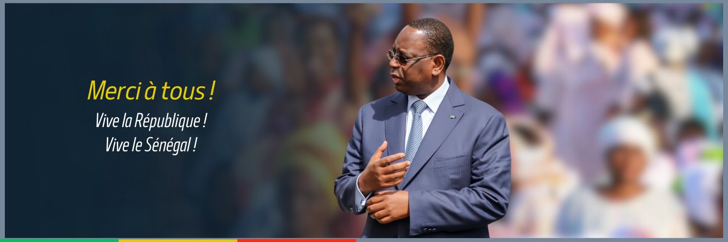 Macky Sall's banner