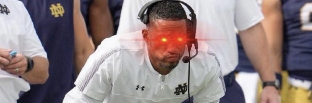 Biased Notre Dame Fan's banner