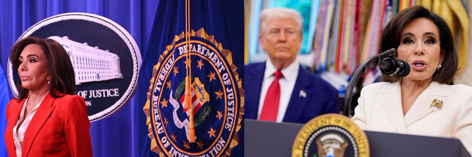 Judge Jeanine Pirro's banner