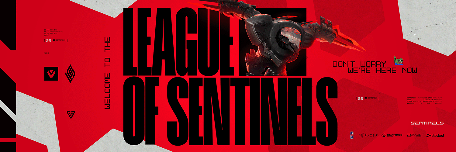 Sentinels LoL's banner