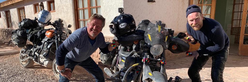 Charley Boorman's banner