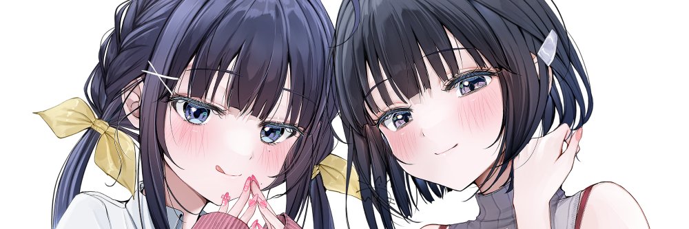 『年上幼馴染と再会したら、姉妹で俺の取り合いが始まった』公式's banner