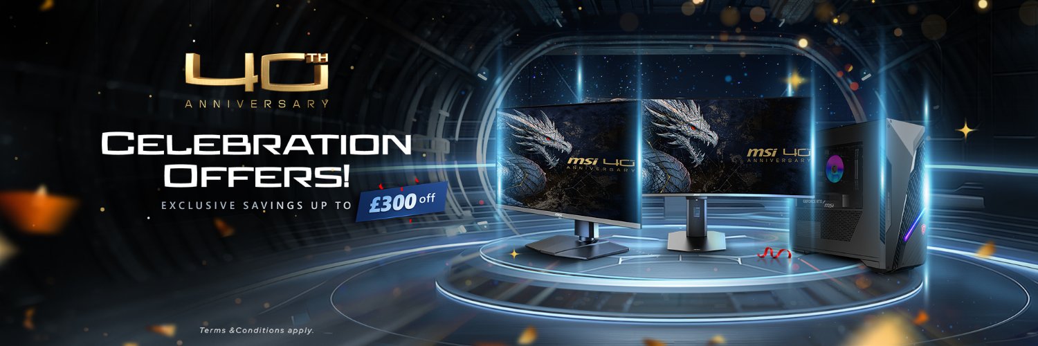 MSI UK's banner
