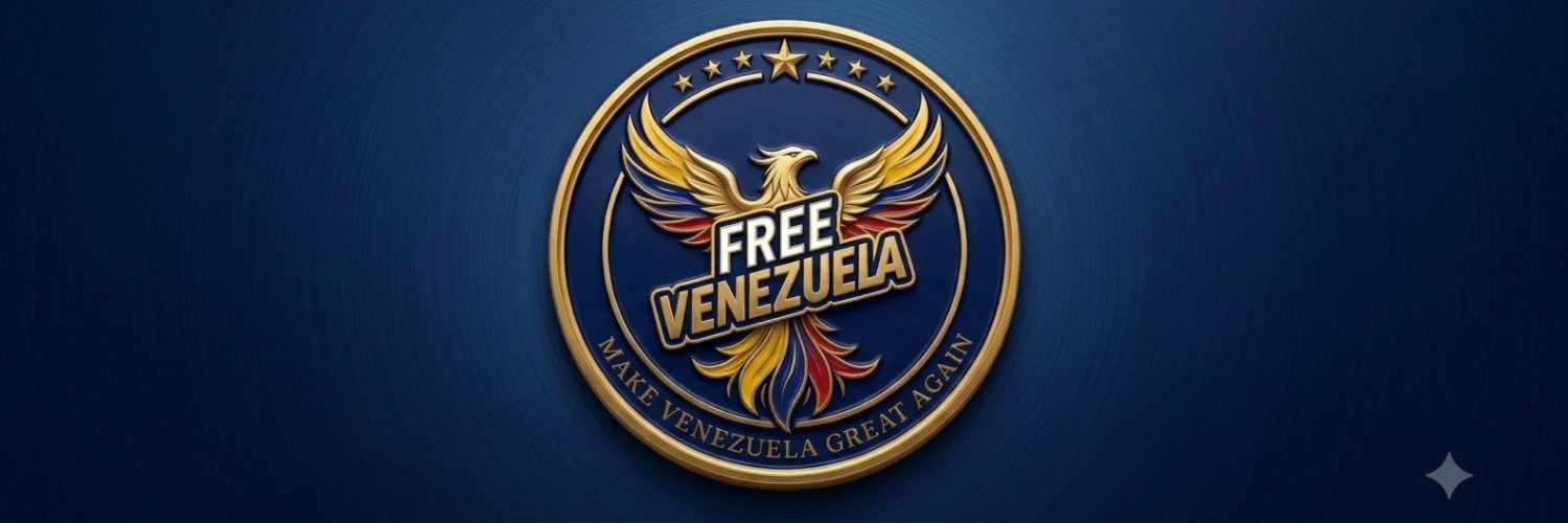 Free Venezuela's banner
