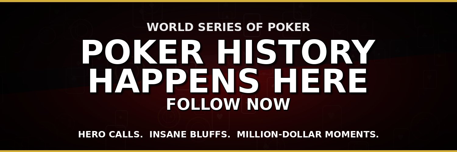 WSOP - World Series of Poker's banner