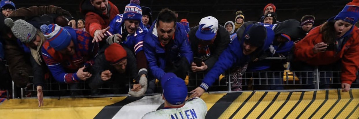 Josh Allen's banner