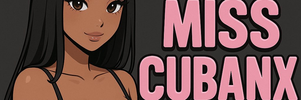 Miss Cuban's banner