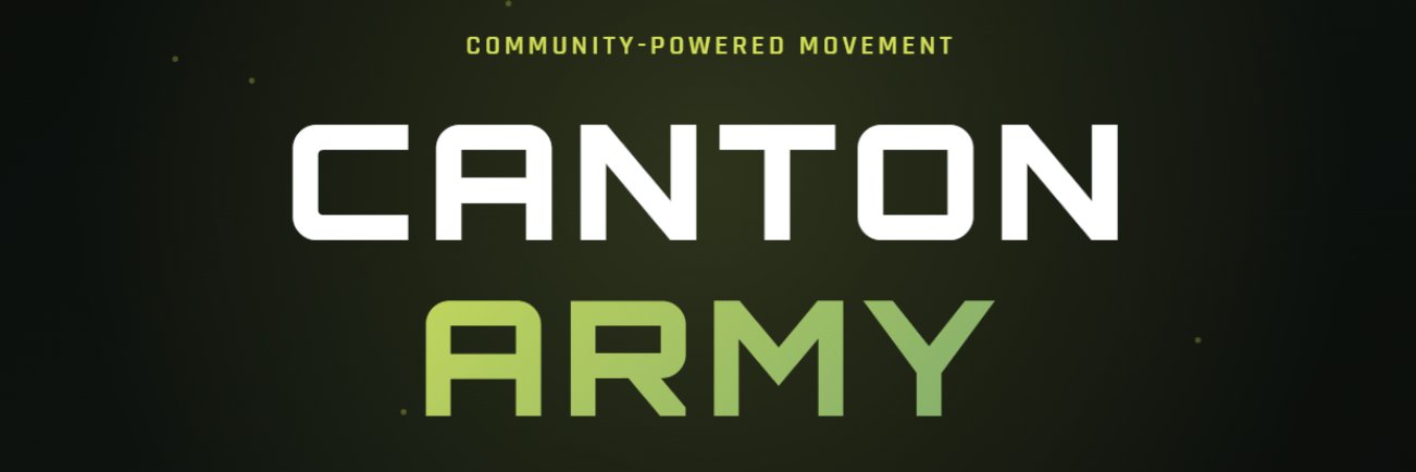 Canton Army's banner