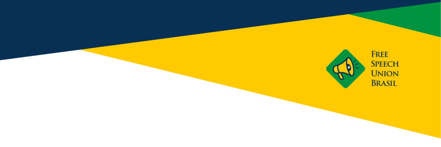 Free Speech Union Brasil's banner
