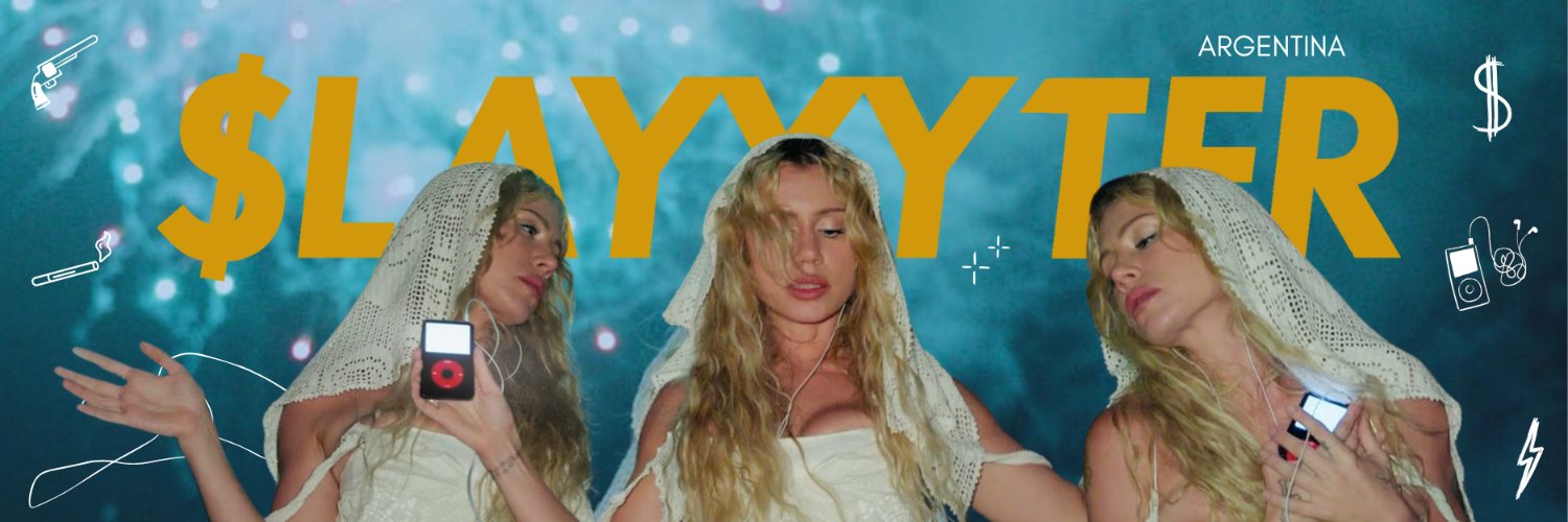 Slayyyter Argentina's banner