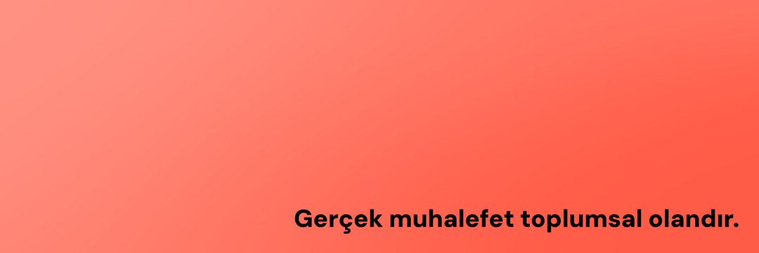 Toplumsal Muhalefet's banner