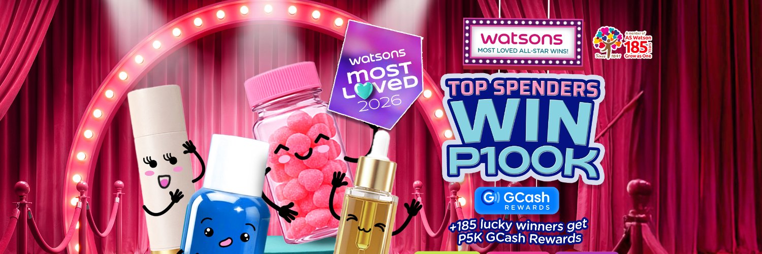 Watsons Philippines's banner