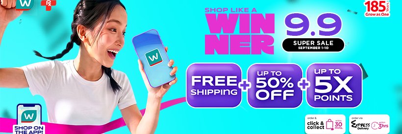 Watsons Philippines's banner