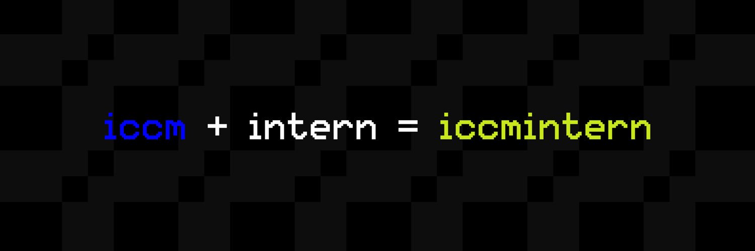 ICCM INTERN 🟦's banner