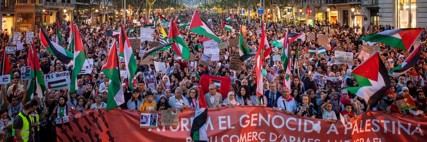 Comunitat Palestina Catalunya's banner