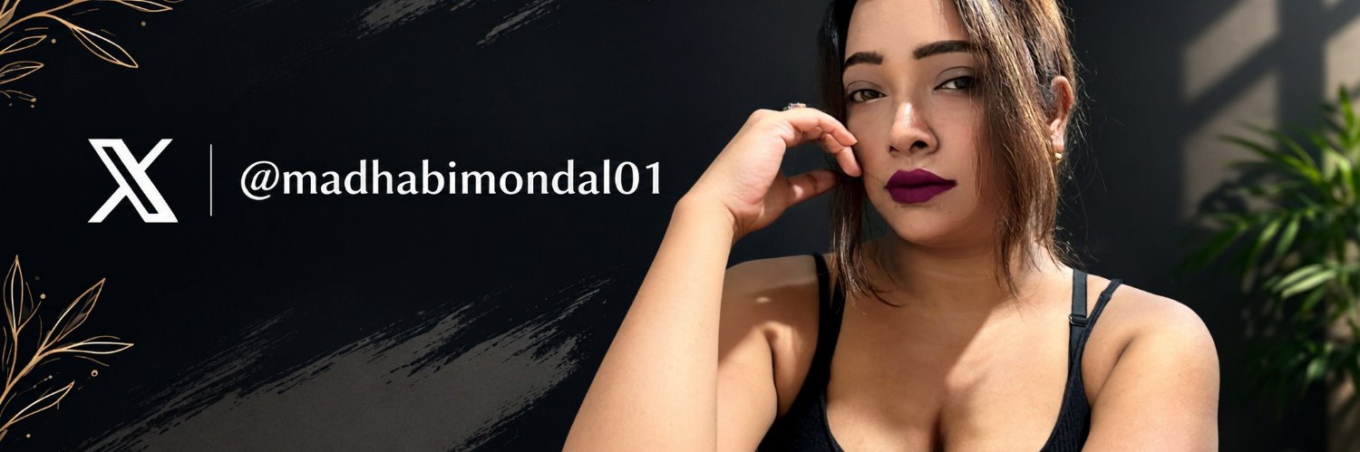 Madhabi Mondal's banner
