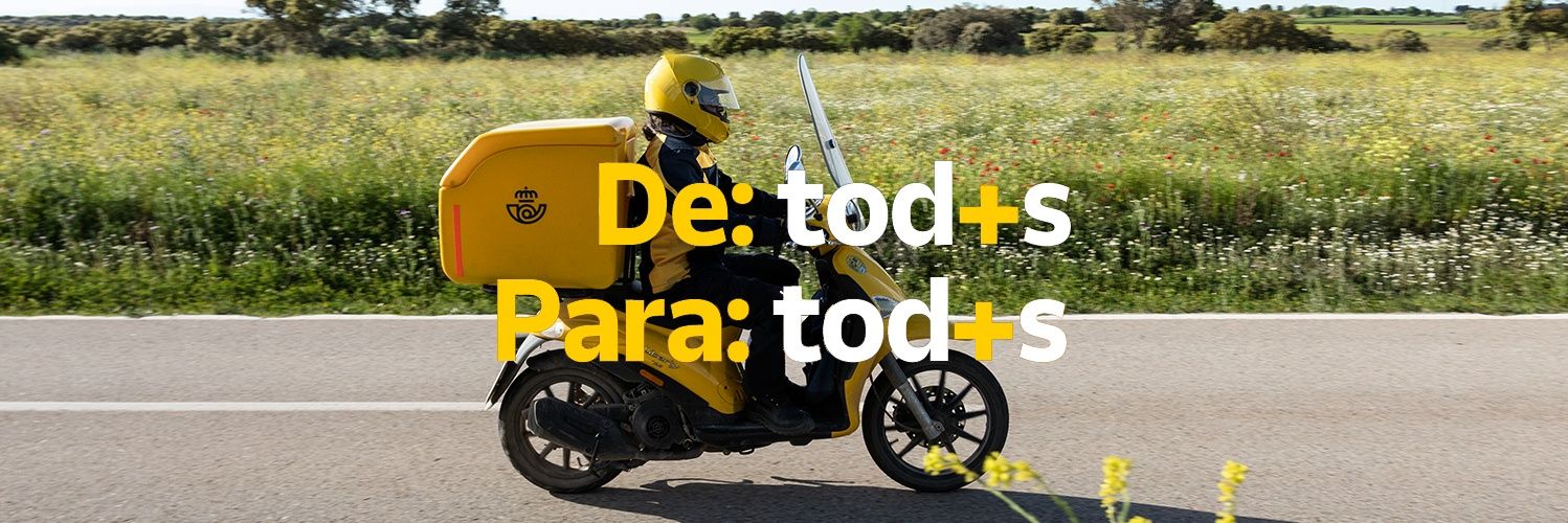 Correos's banner