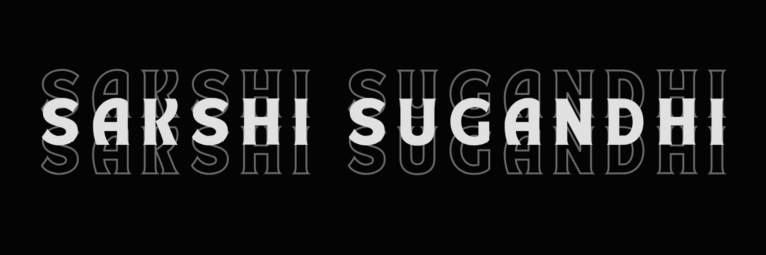 Sakshi Sugandhi's banner