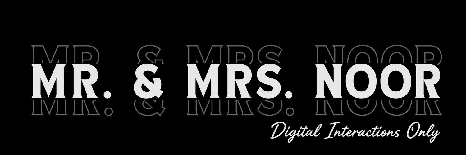 Mr & Mrs Noor's banner