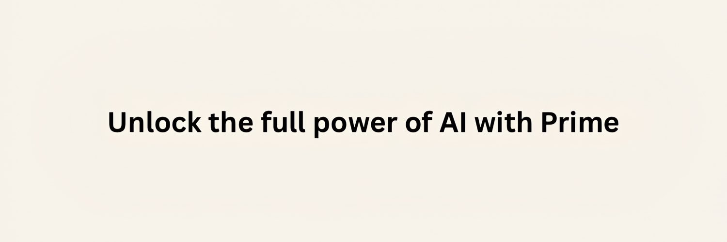 Prime AI's banner