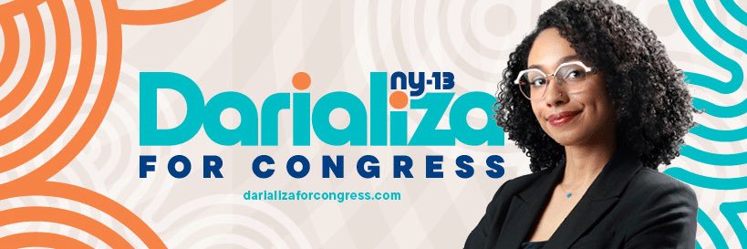Darializa for Congress's banner