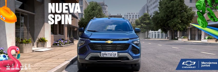 Chevrolet Colombia's banner