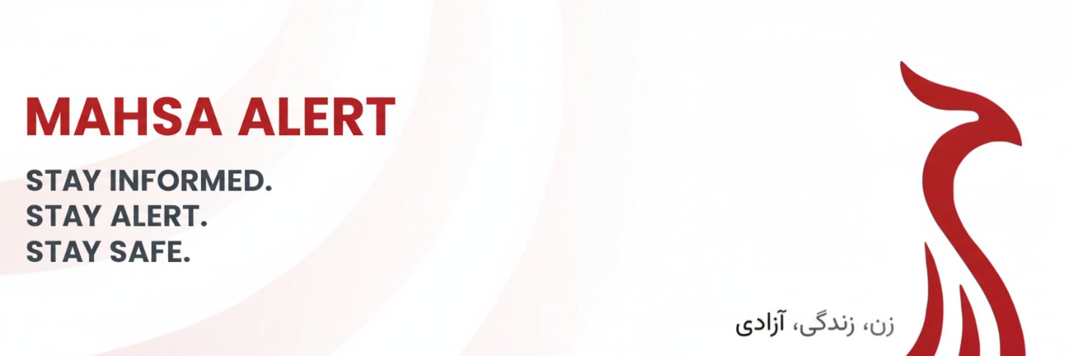 MahsaAlert's banner