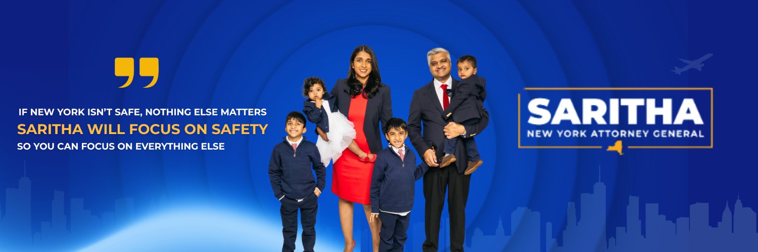 Saritha Komatireddy's banner