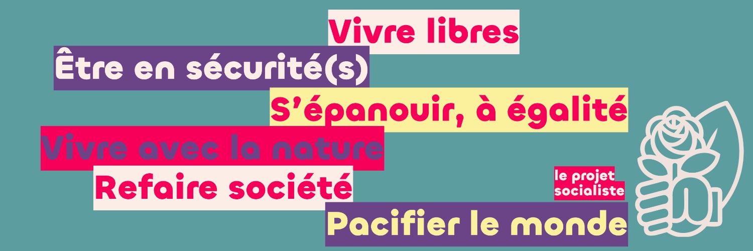 Parti socialiste's banner