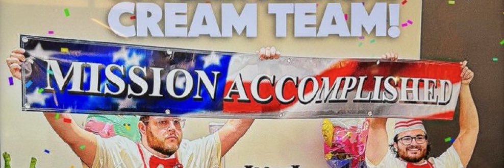 The Cream Team's banner
