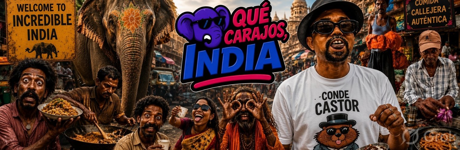 Qué carajos, India's banner