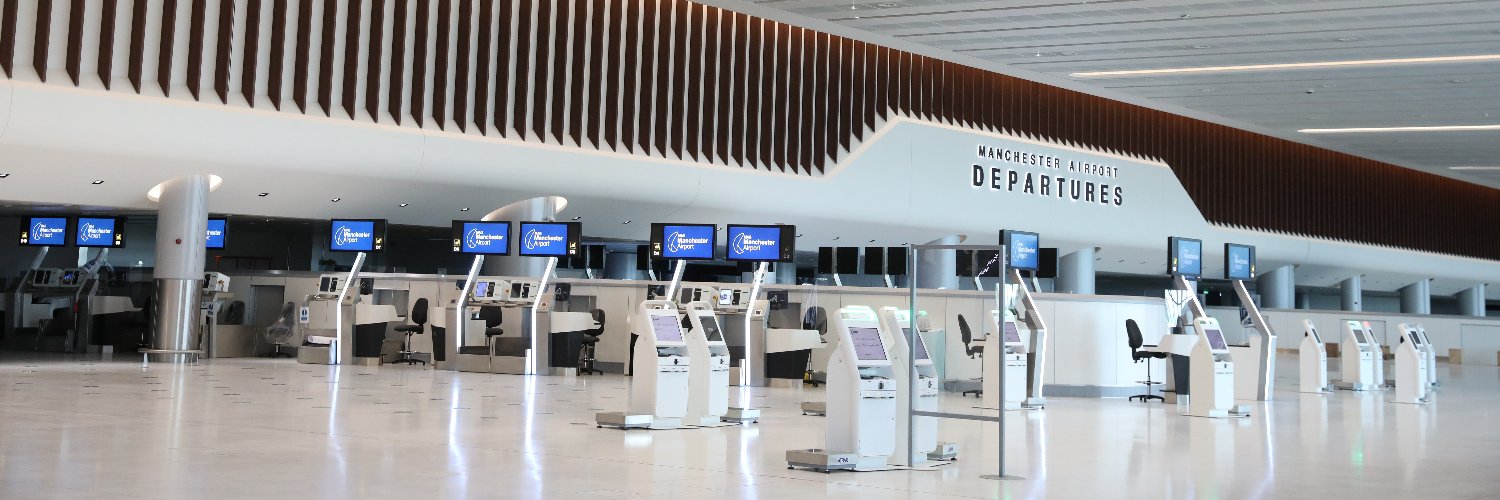 Manchester Airport's banner
