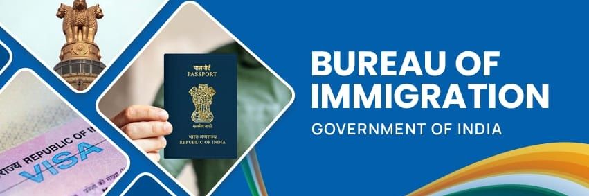 Bureau of Immigration, Government of India's banner