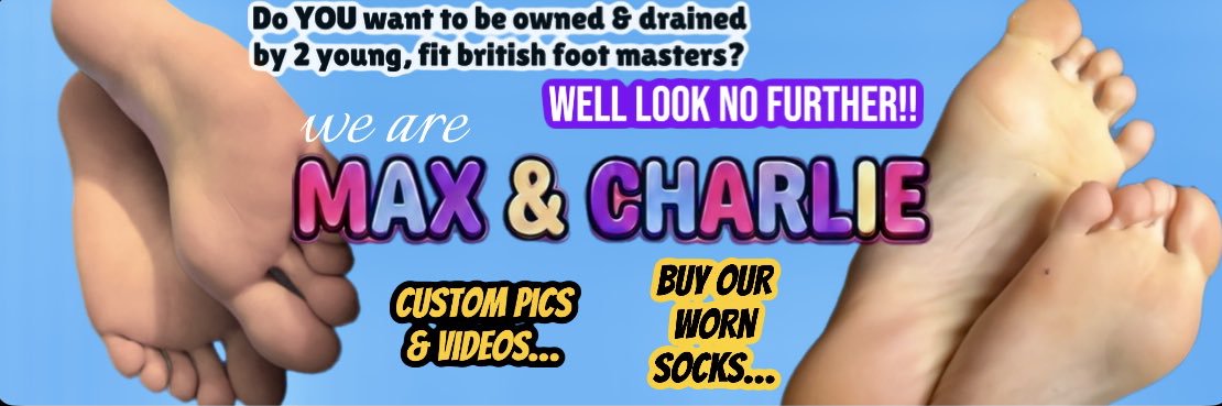 Charlie & Max (The Masters) 💸👣's banner