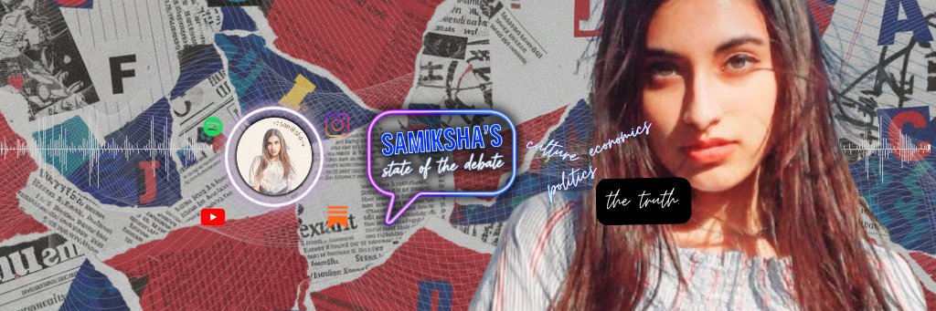 Samiksha's State of the Debate's banner