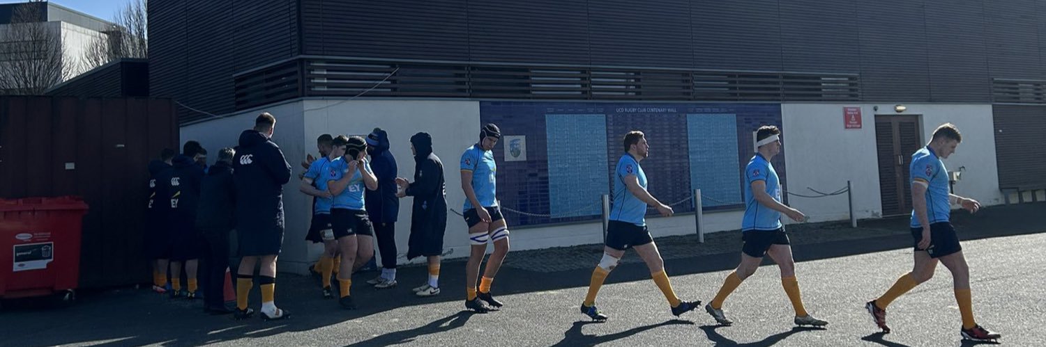 UCD Rugby Football Club's banner