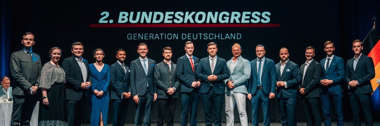 Generation Deutschland's banner