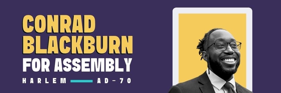 Conrad Blackburn's banner